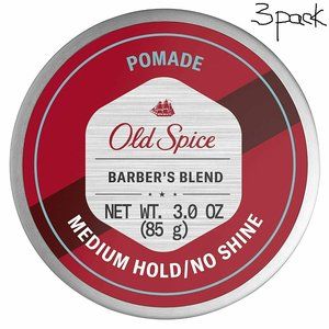 3-pack 3oz Old Spice Barber's Blend Pomade w/ Aloe